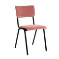 Kick School Chair Cas Velvet - Pink