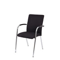 WorkLiving Meeting Chair X1 - Komfort Vierpoot schwarz